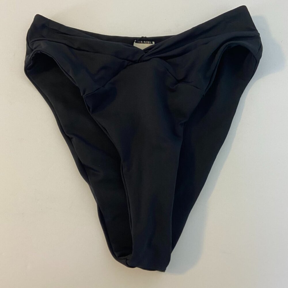 L*Space Black Nancy Lee Bitsy Bikini Bottom - Picture 3 of 7